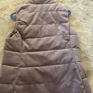 Velvet mauve vest